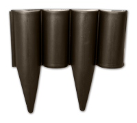Бордюр палисад для клумб Bradas Palgarden 2500 см коричневый