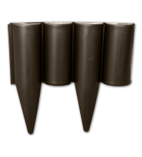 Бордюр палисад для клумб Bradas Palgarden 2500 см коричневый