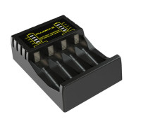 Зарядное для батареек на 4 слота зарядка пальчиковых аккумуляторов АА и ААА