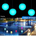 Плавающий светильник для пруда шар RGB с пультом, подсветка пруда, бассейна